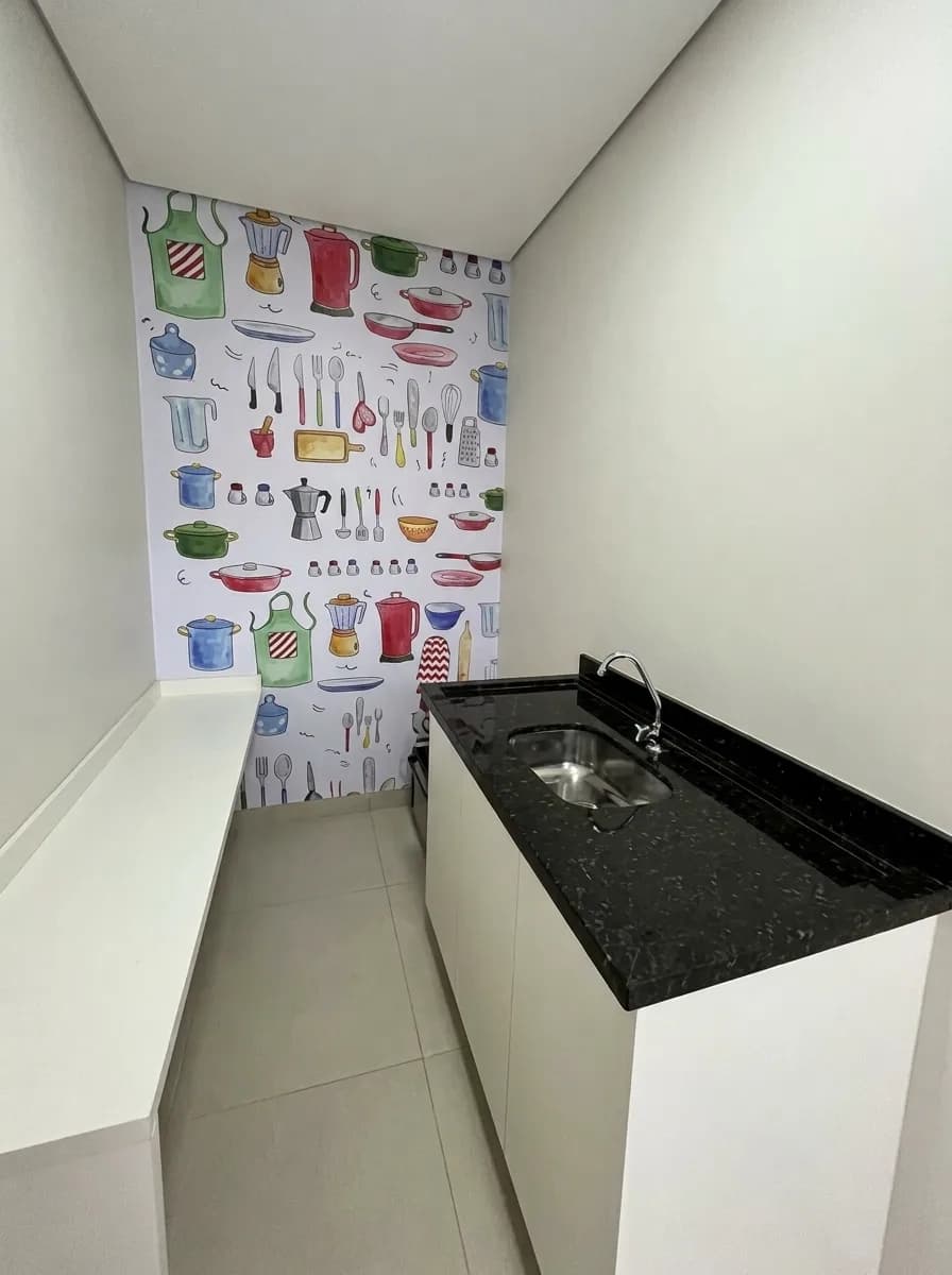 Ambiente da clínica: Cozinha criativa