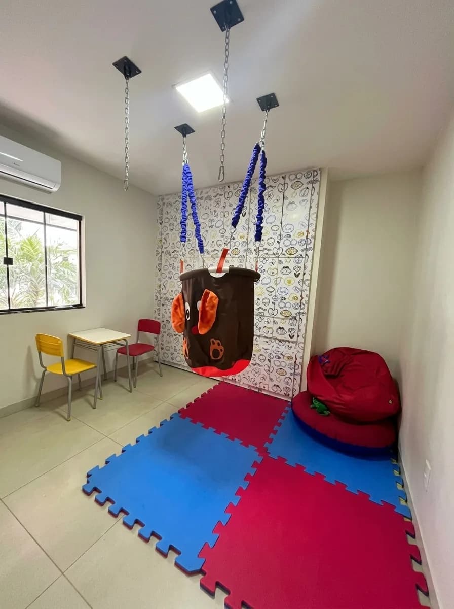 Ambiente da clínica: Sala de integração sensorial